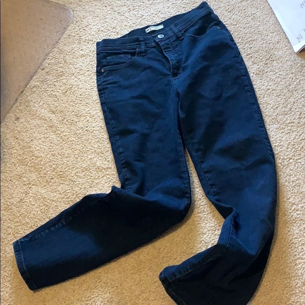 Classic fit straight leg jeans